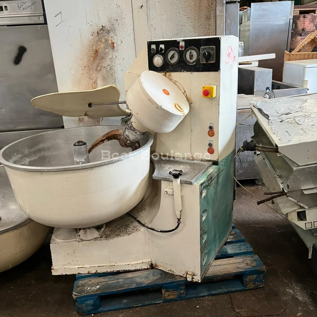 Pétrin à axe oblique professionnel d'occasion | Cuve fixe pour boulangerie artisanale