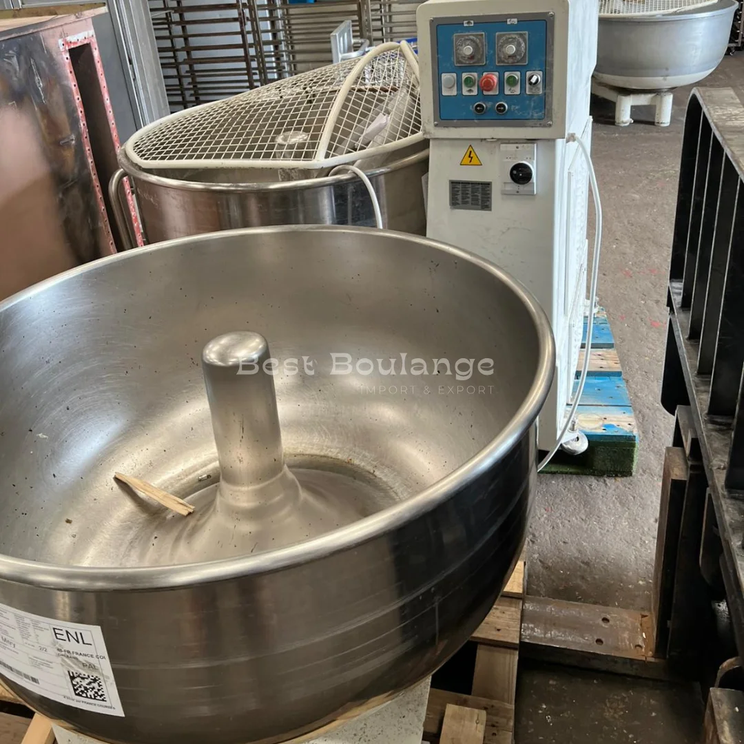 Pétrin à axe oblique à cuve fixe d'occasion | Équipement professionnel de boulangerie